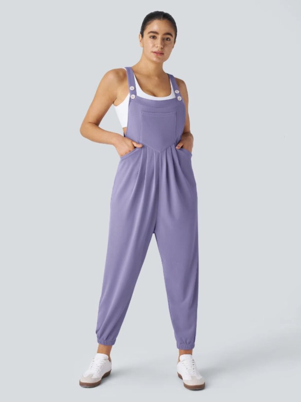 Lavender Halara Overalls - Picture 3 of 9